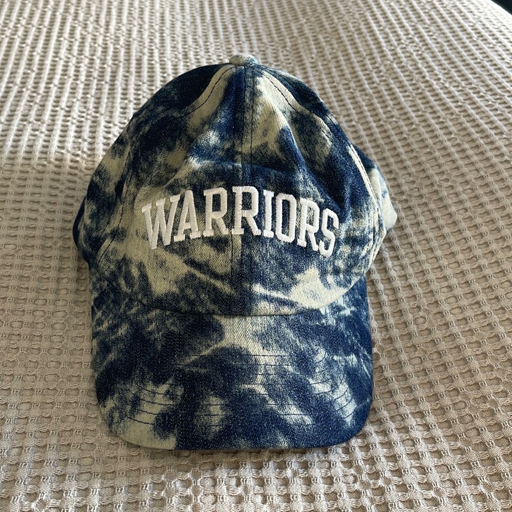 Tie dye warriors hat